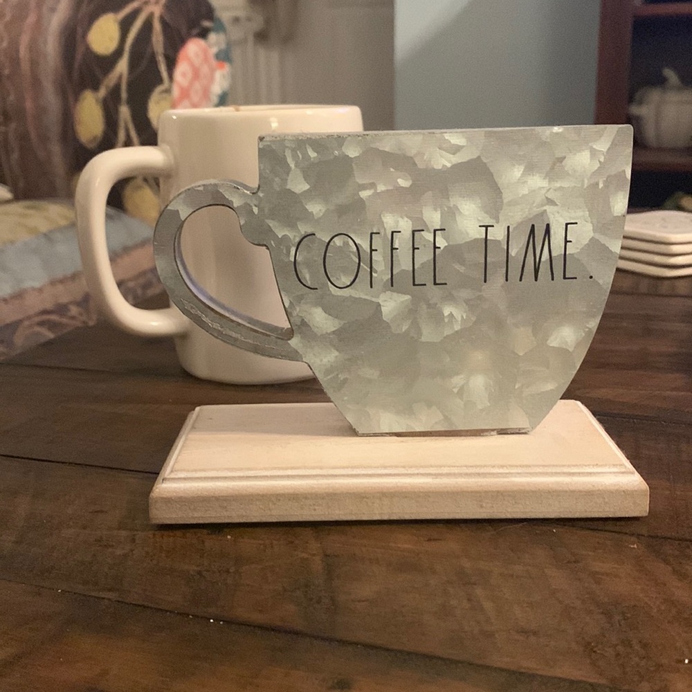 Rae Dunn Coffee Time Cup decor 2021